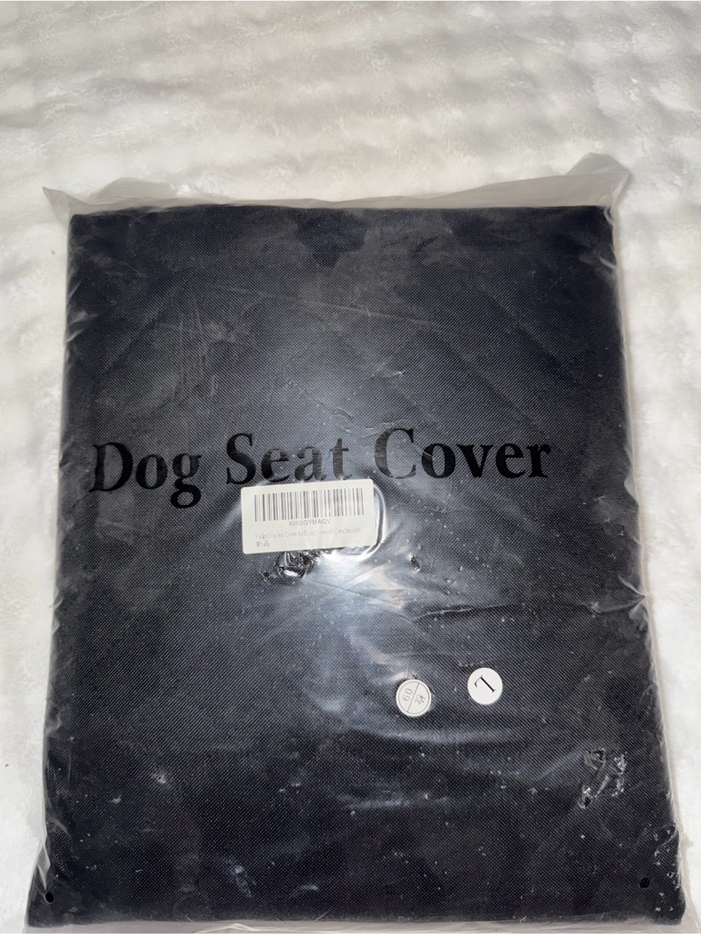 Black Dog Seat Cover - Universal Pet Car Protector